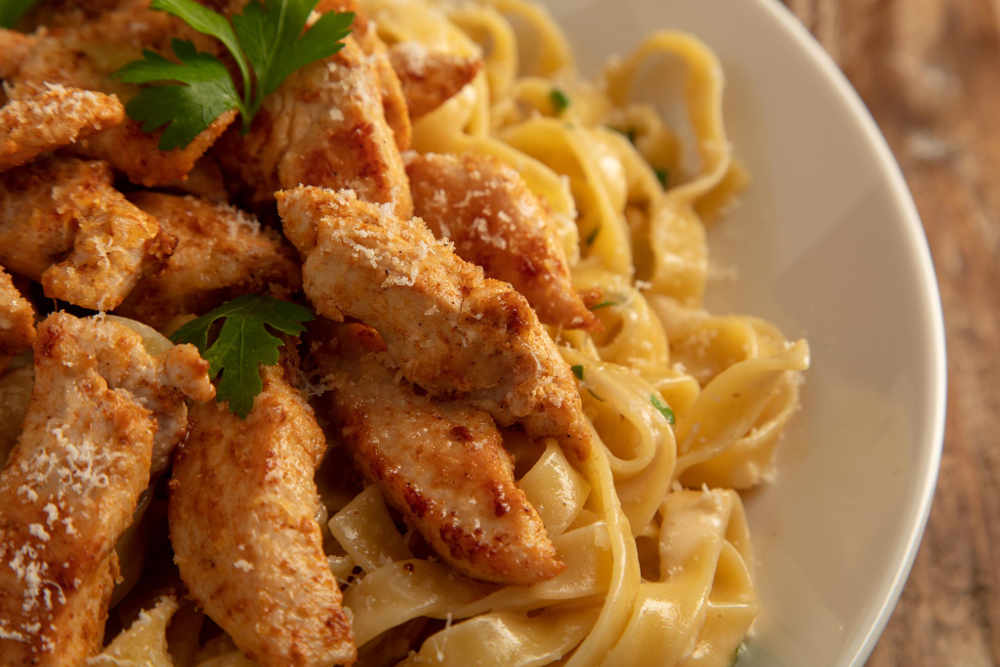 Fettuccini (Tavuklu )